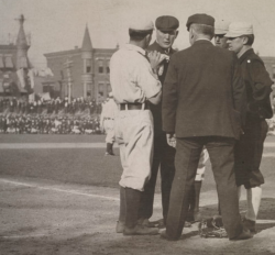 Conference during the 1905 World Series